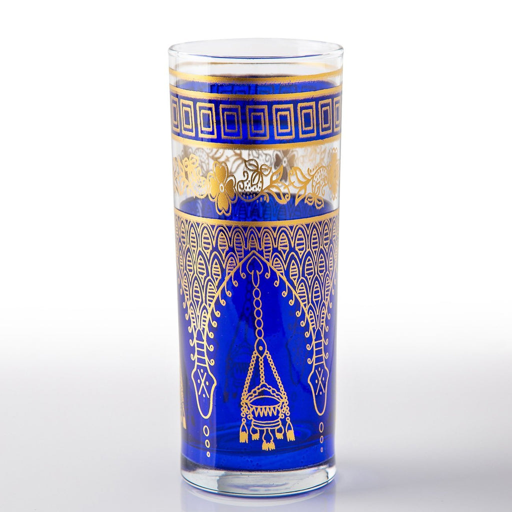 Gold Misbah Moroccan Tea Glass (Tall) — Maison Midi