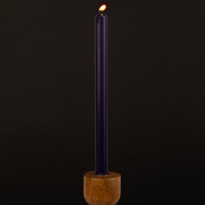 Navy Blue Danish Kiri Taper Candle (12")