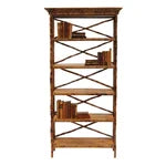 English Bookcase Rattan