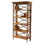 English Bookcase Rattan