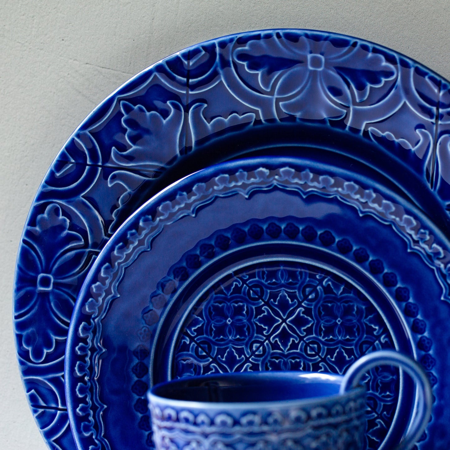 Rua Nova Indigo Fruit Plate