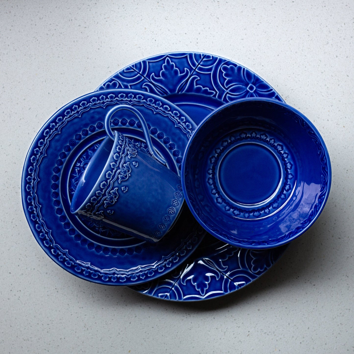 Rua Nova Indigo Fruit Plate