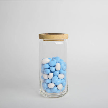 Glass Canister with Acacia Lid (Lrg)