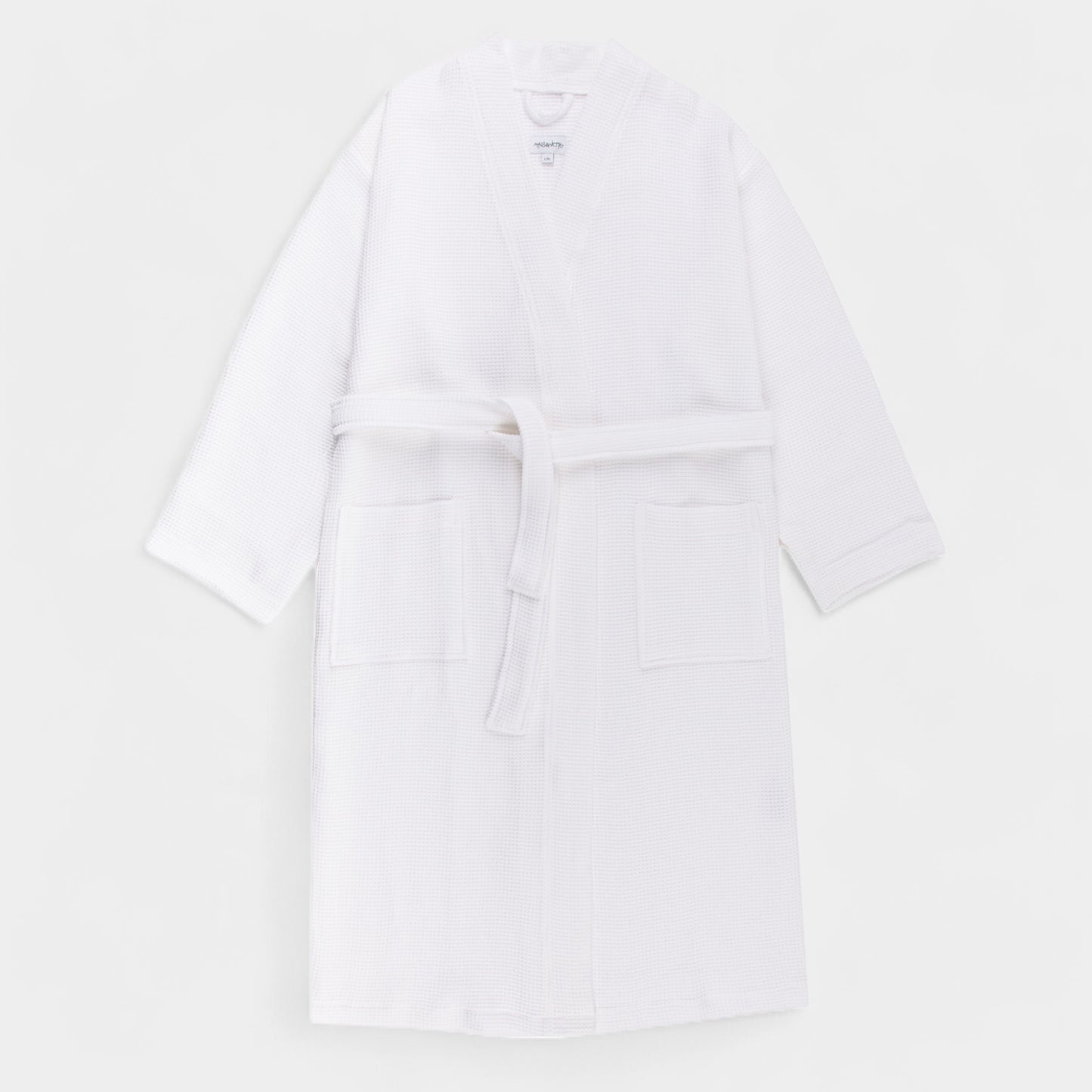 White Cotton Kimono Robe (L/XL)