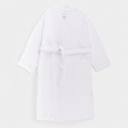 White Cotton Kimono Robe (L/XL)