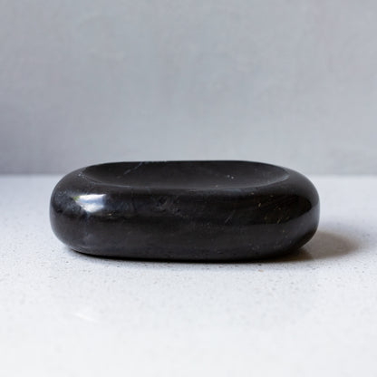 Black Marble Soap Dish