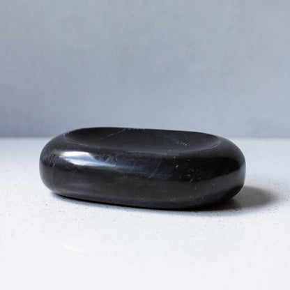 Black Marble Soap Dish