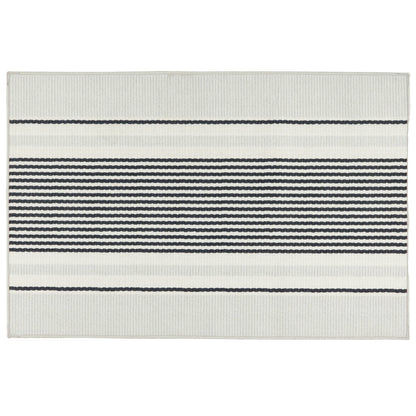 Dash and Albert Gunner Stripe Machine Washable Rug (2'x3')