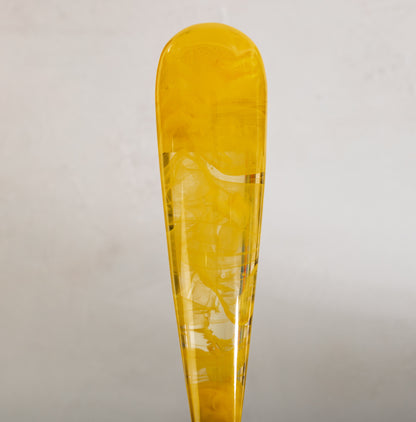 Yellow and Tan Grand Slam Resin Salad Servers (14")