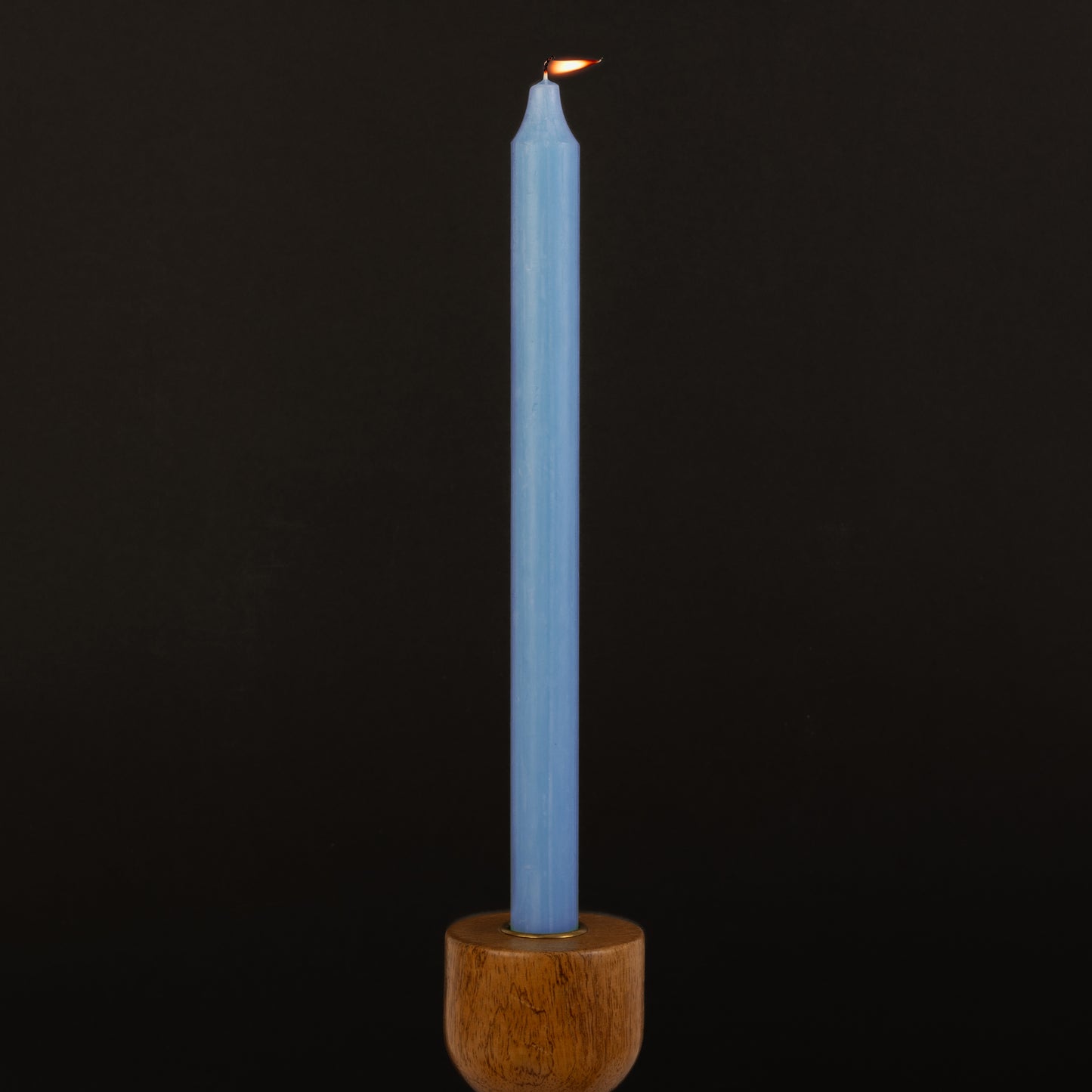Light Blue Danish Kiri Taper Candle (12")
