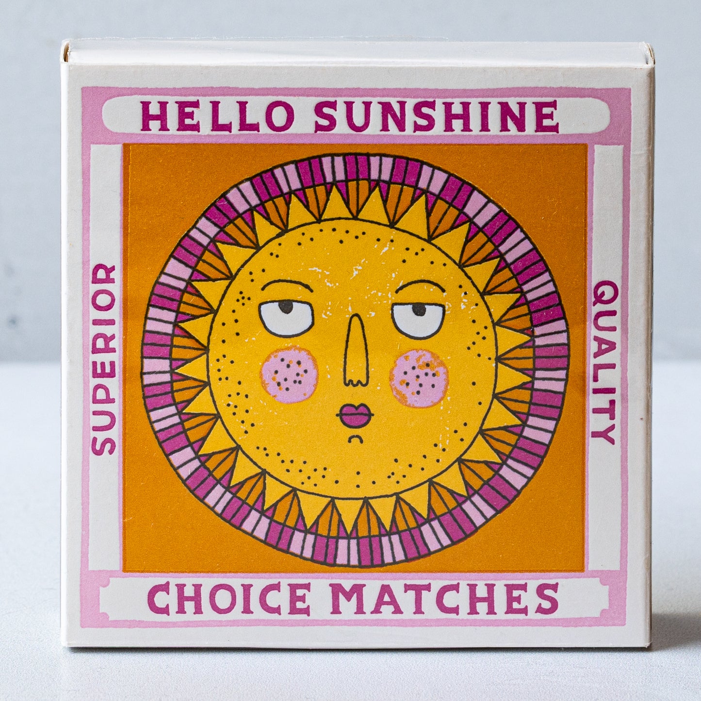 Hello Sunshine Sustainable Matches & Matchbox