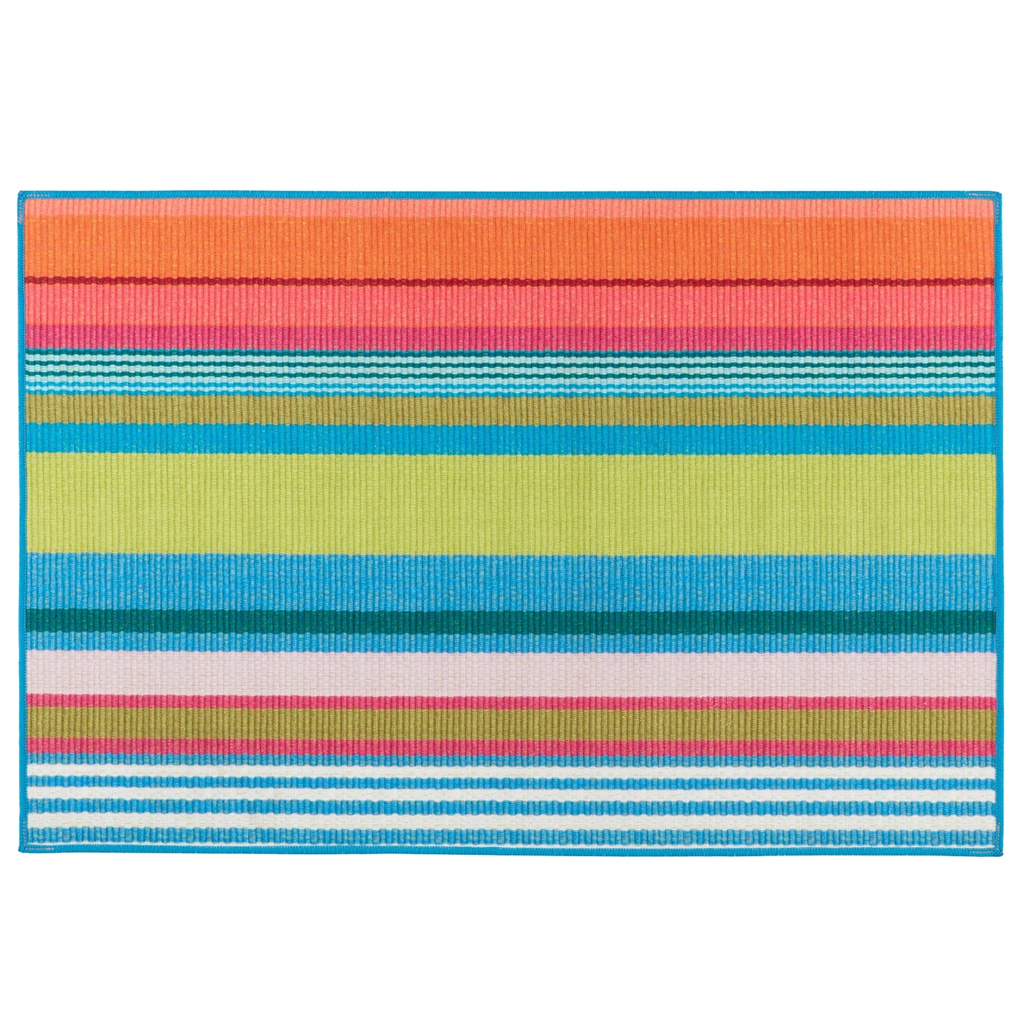 Dash and Albert Mellie Stripe Machine Washable Rug (2'x3')