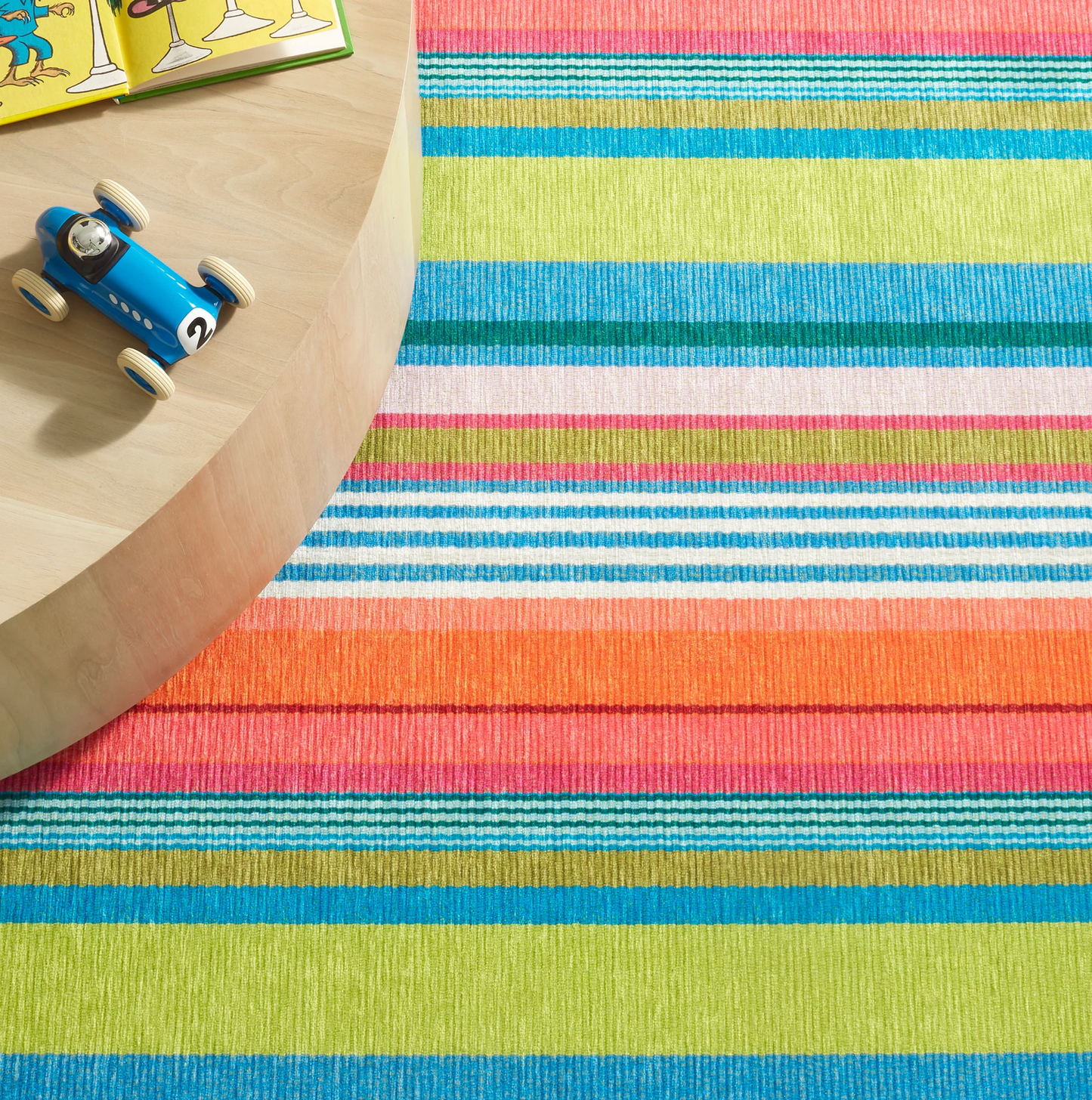 Dash and Albert Mellie Stripe Machine Washable Rug (2'x3')