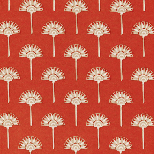 Red Egyptian Palm Paper Napkins (8")