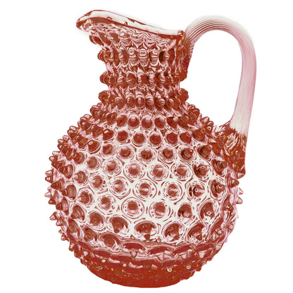 Pink Hobnail Pitcher (2L)