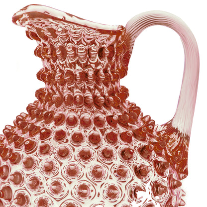 Pink Hobnail Pitcher (2L)