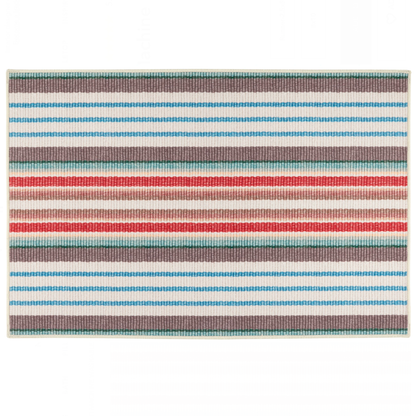 Dash and Albert Ranch Stripe Machine Washable Rug (2'x3')