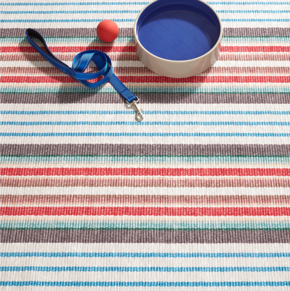 Dash and Albert Ranch Stripe Machine Washable Rug (2'x3')