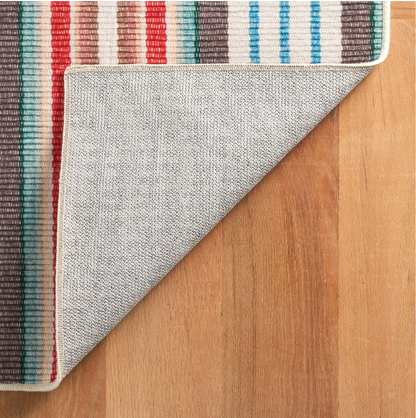 Dash and Albert Ranch Stripe Machine Washable Rug (2'x3')