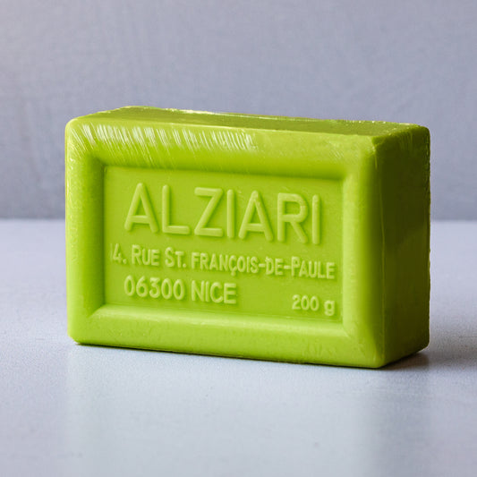 Alziari Olive Oil Verbena Scent Bar Soap 200g