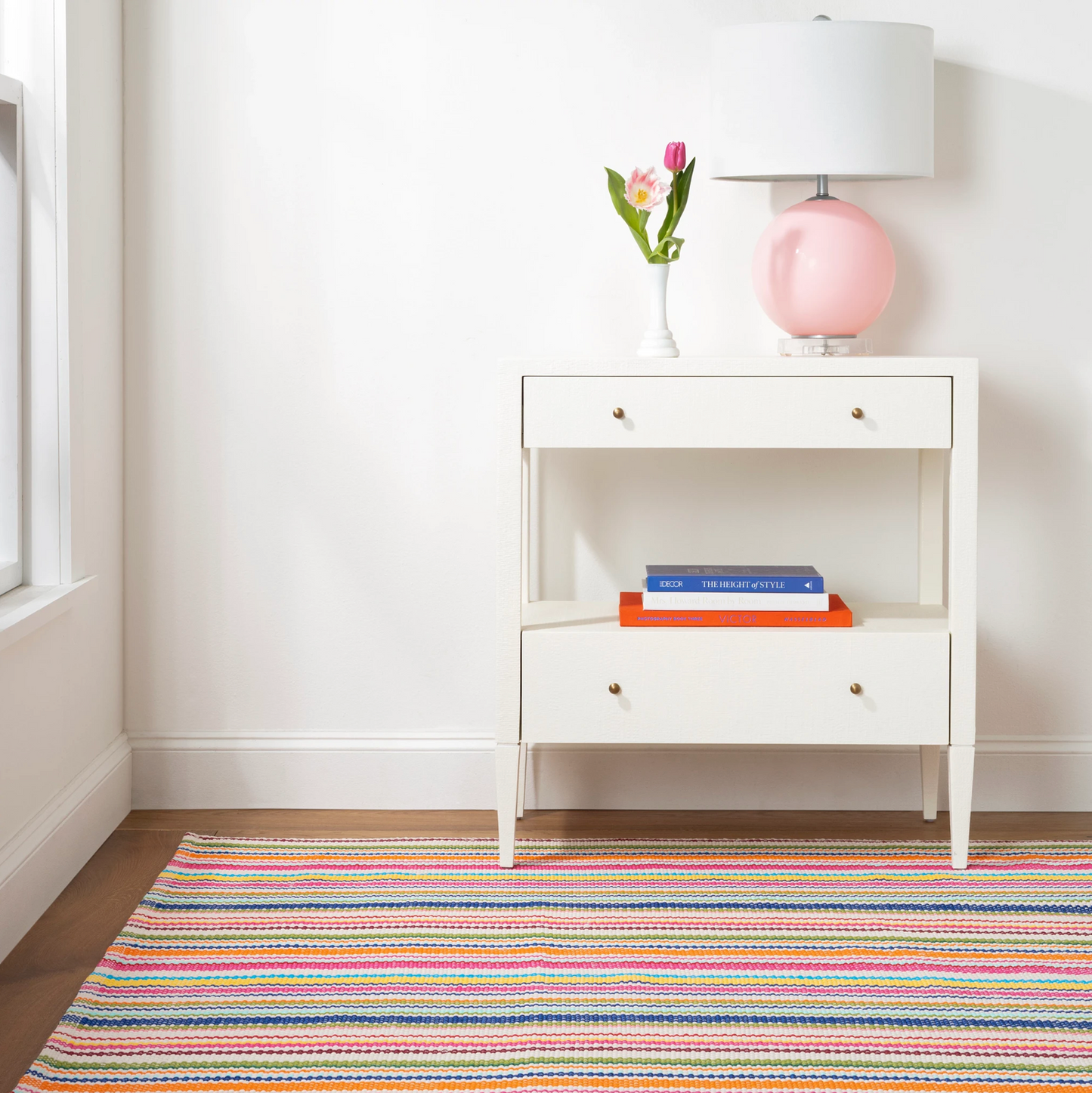 Dash and Albert Summer Stripe Handwoven Indoor / Outdoor Rug (2'x3')