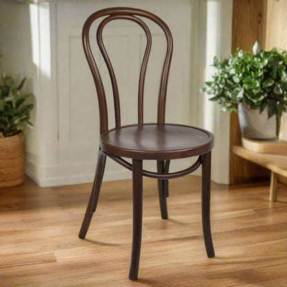 Walnut Bentwood Bistro Chair