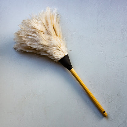 Redecker Ostrich Feather Duster with Beechwood Handle