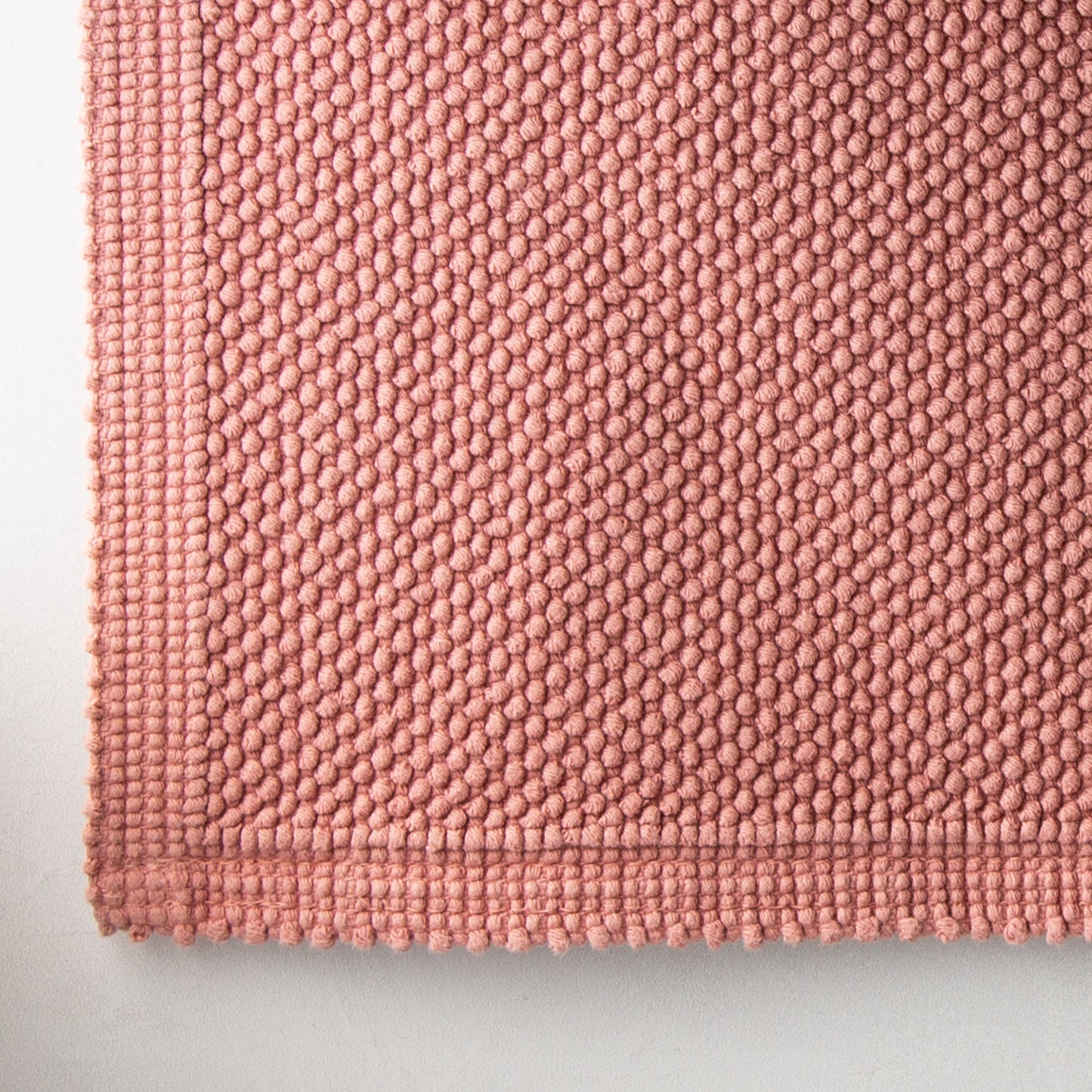 Etia Blush Stonewashed Bath Mat