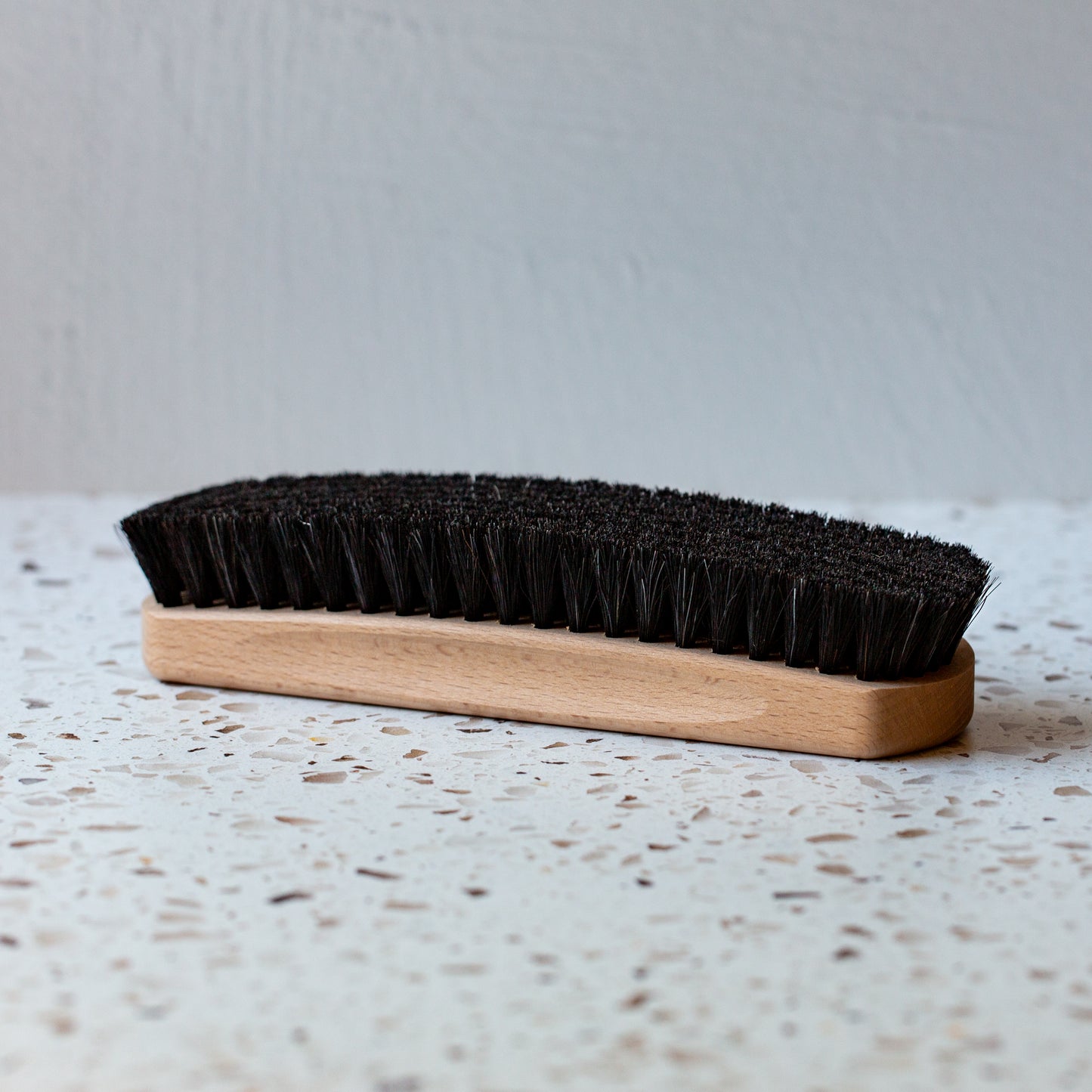 Redecker Beechwood Dark Shoe Shine Brush