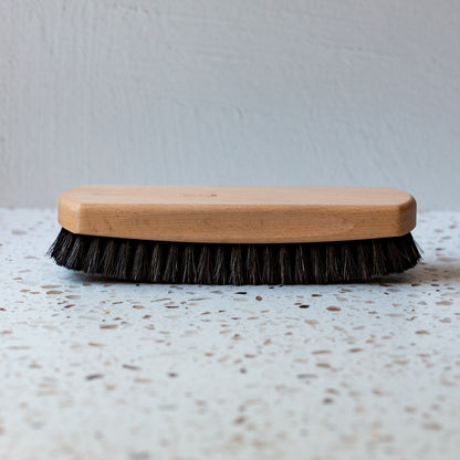 Redecker Beechwood Dark Shoe Shine Brush