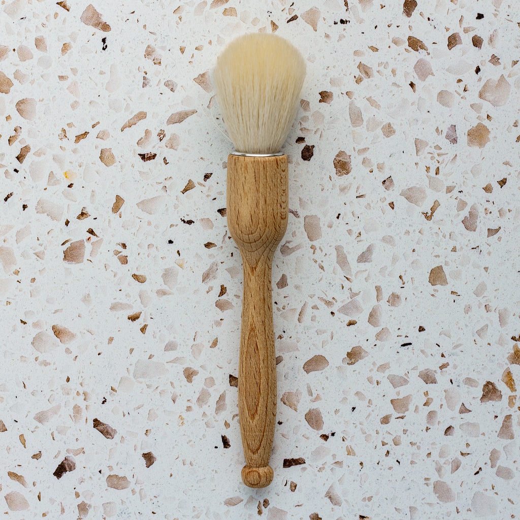 Redecker Goat Hair Dust Brush with Oiled Beechwood Handle — Maison Midi