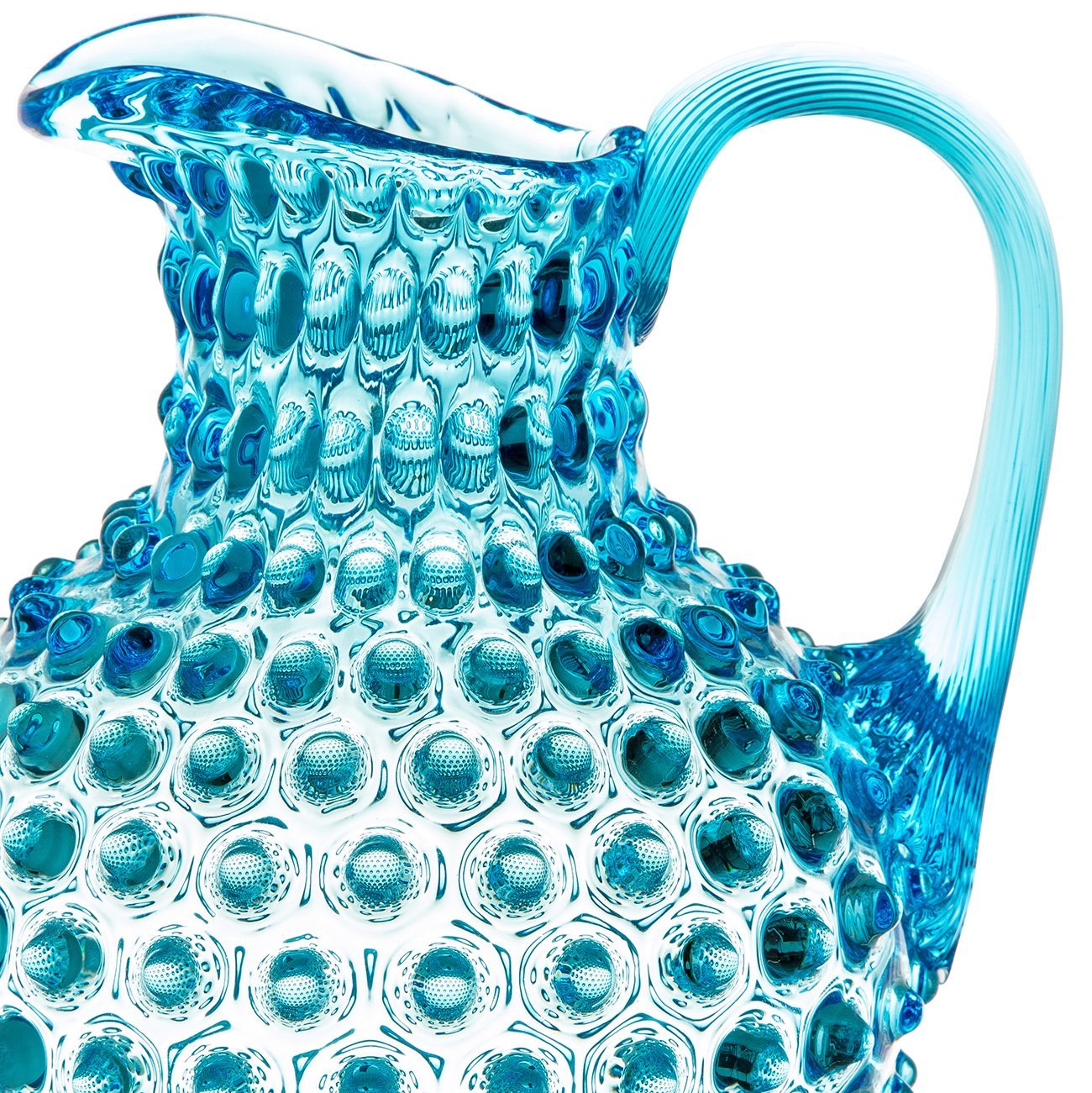 Azure Hobnail Pitcher (2L)