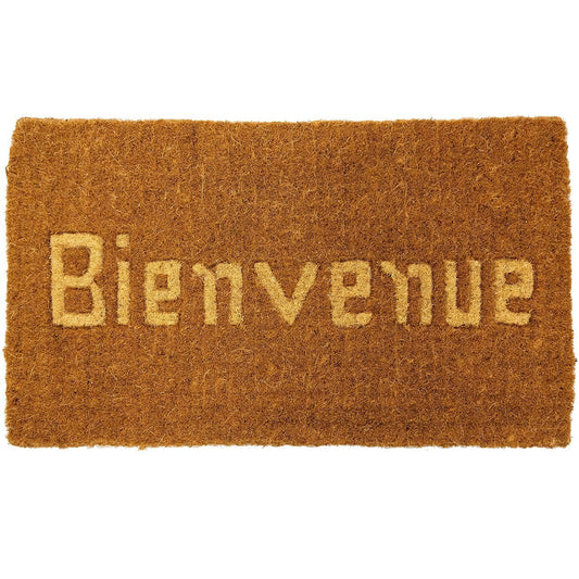 Bienvenue Coir Doormat (16"x28")