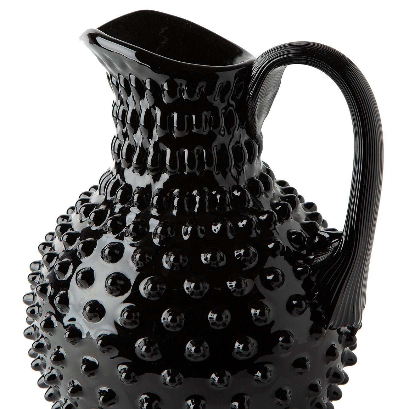 Black Hobnail Pitcher (2L)