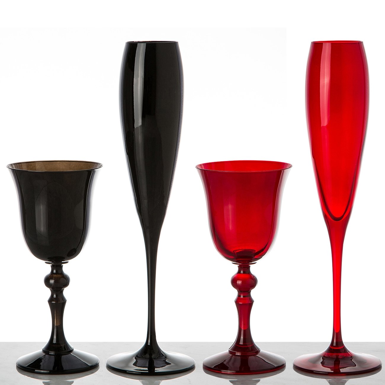 Black Wine Glass