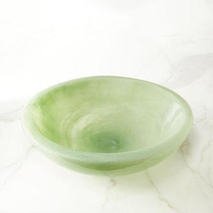 Large Celadon Sorrento Resin Serving Bowl