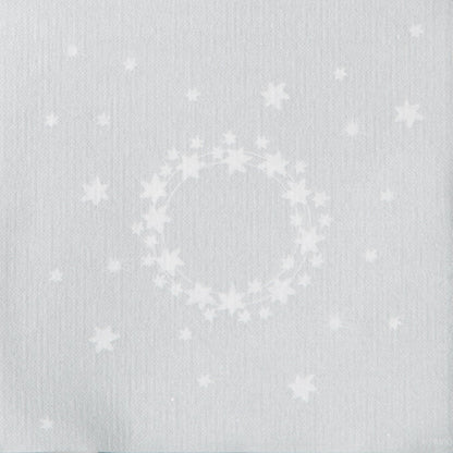 Grey Stars Paper Napkins (5")