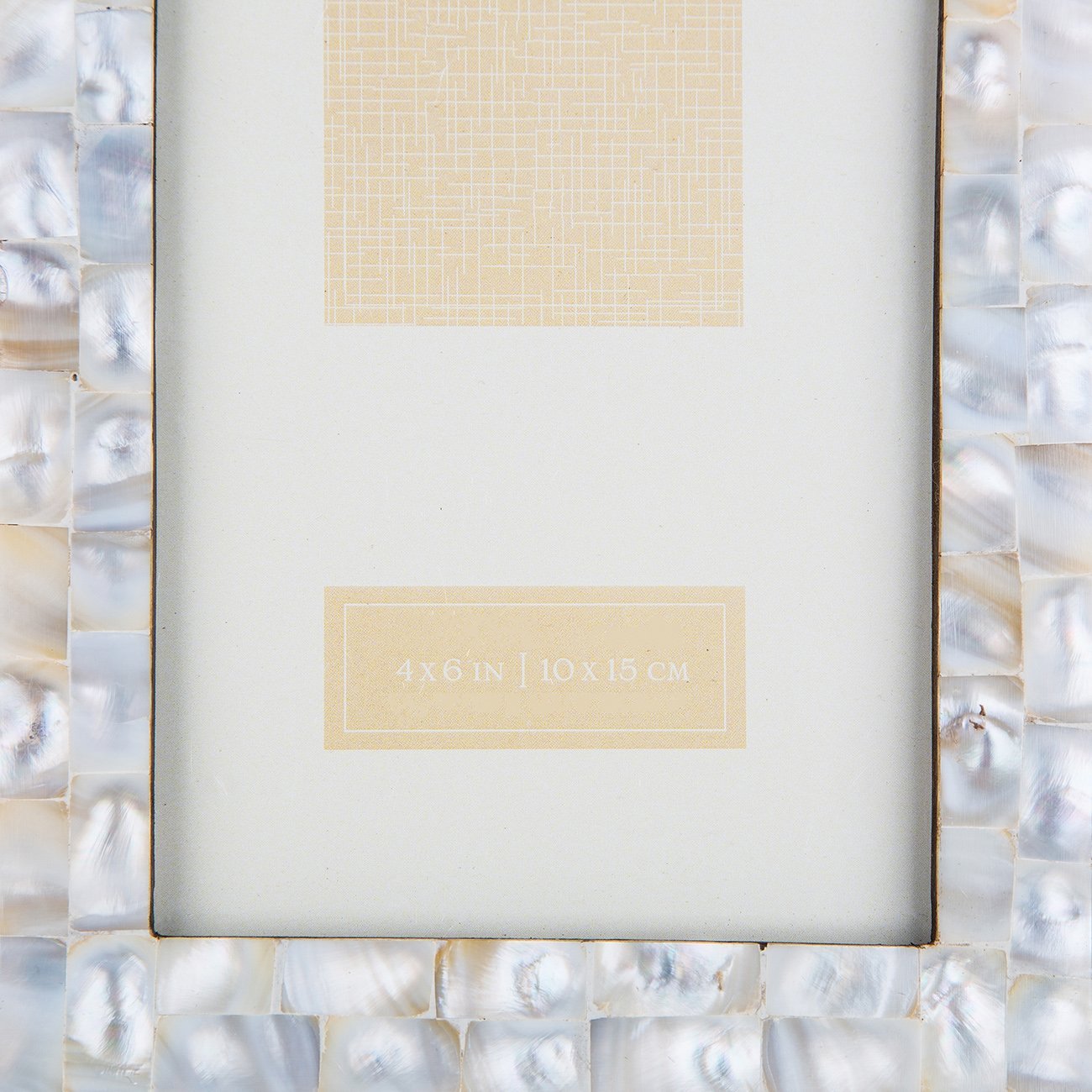 Mosaic Pearl Picture Frame (4x6”)