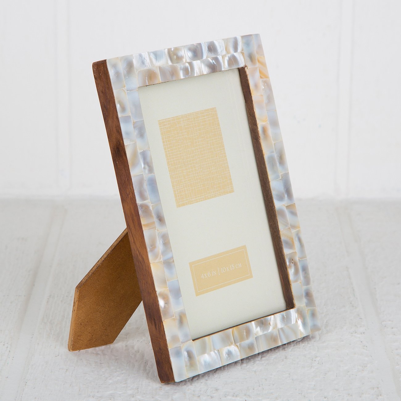 Mosaic Pearl Picture Frame (4x6”)