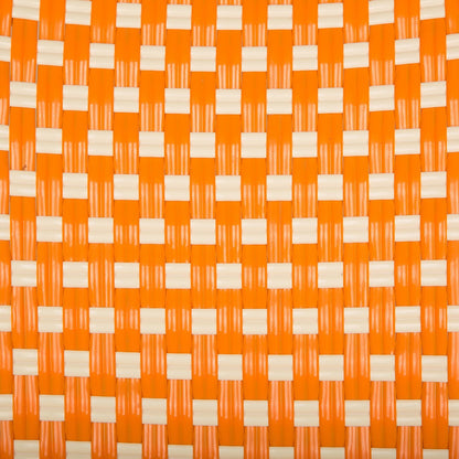 Orange & Cream Mediterranean Bistro Chair (E)