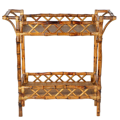 Rattan Bamboo Bar Stand