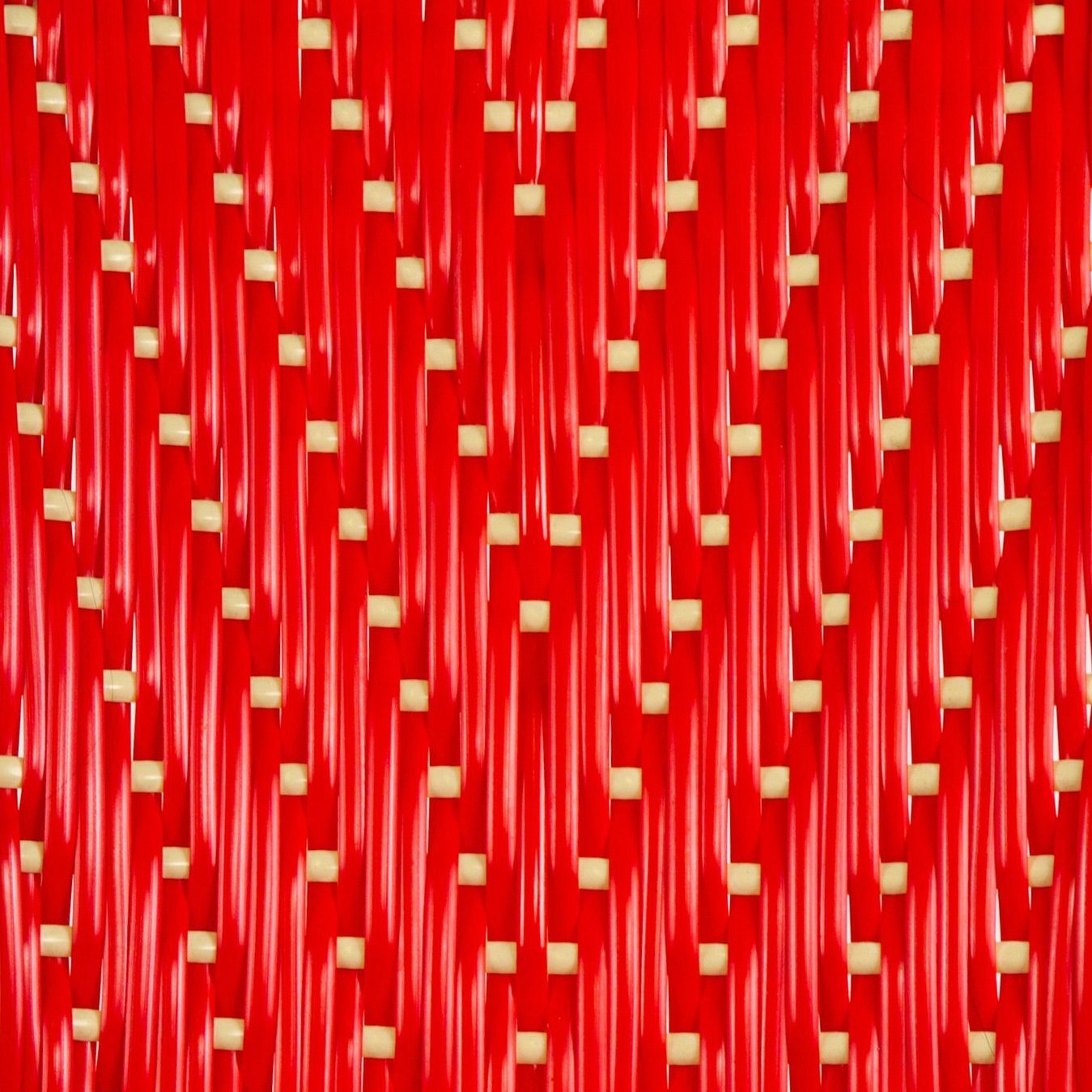 Red and Cream Mediterranean Bistro Chair (L)