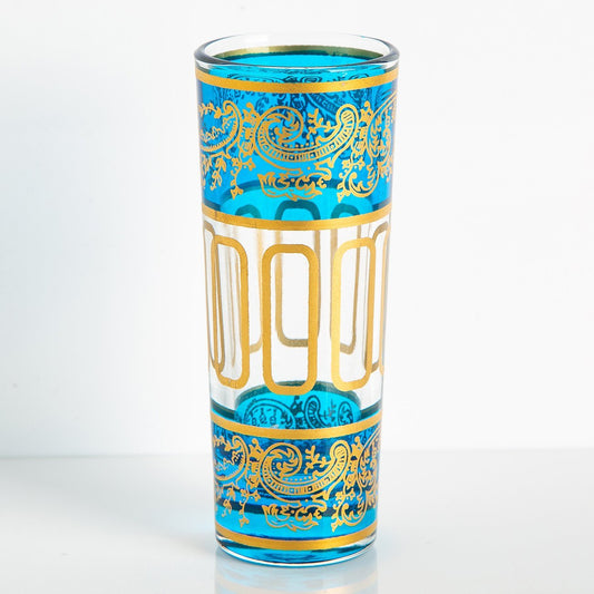 Teal Moroccan Tea Shot Glass