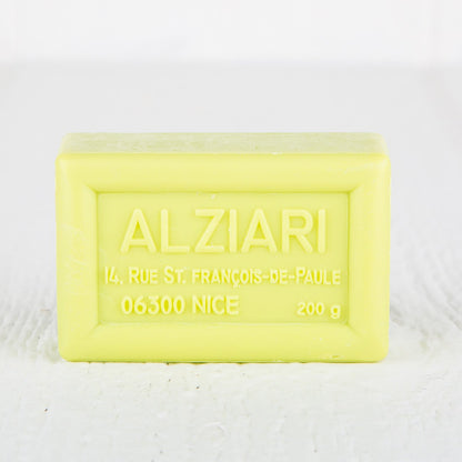 Alziari Olive Oil Verbena Scent Bar Soap 200g