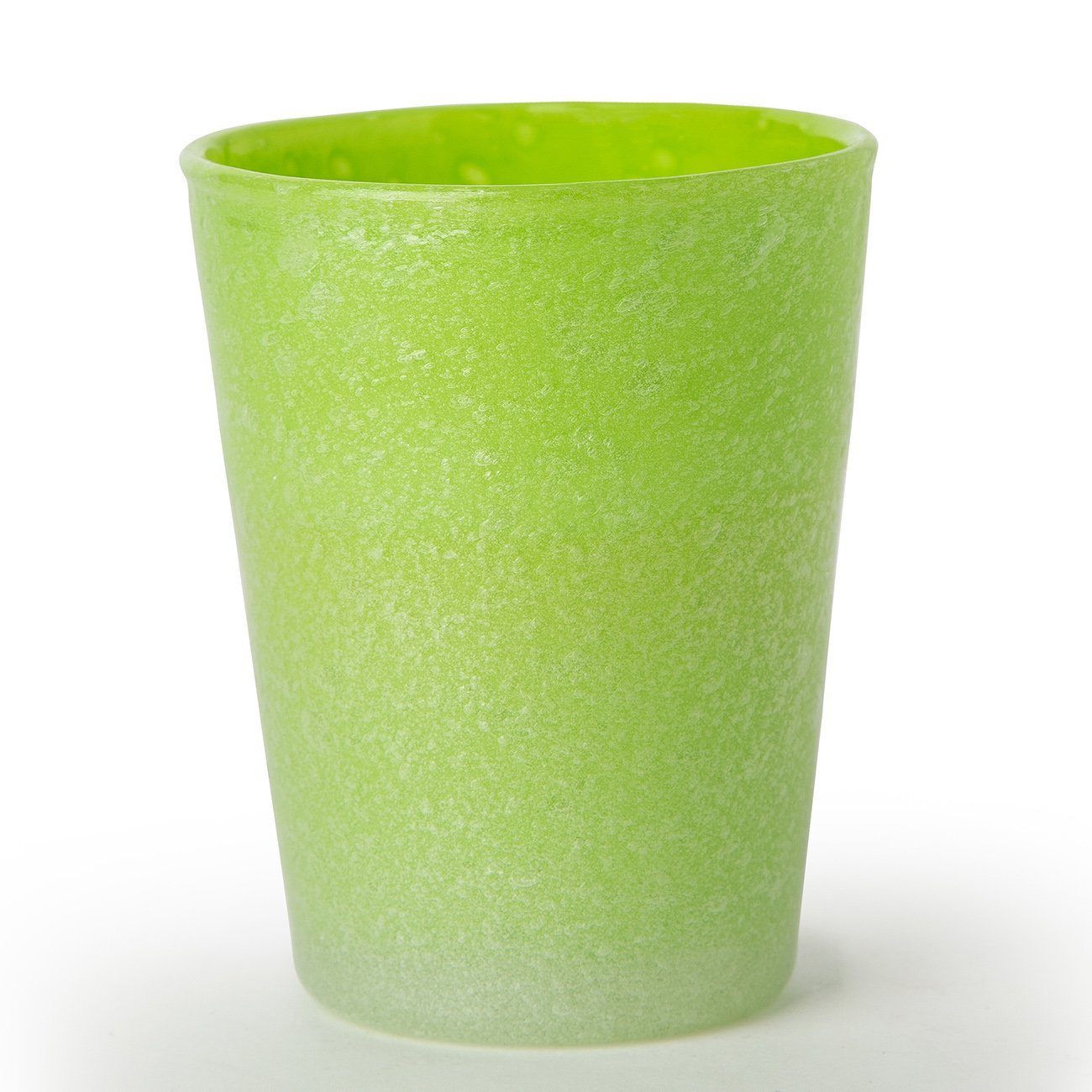 Apple Green Handmade Memento Matera Glass Tumbler (Opaque)