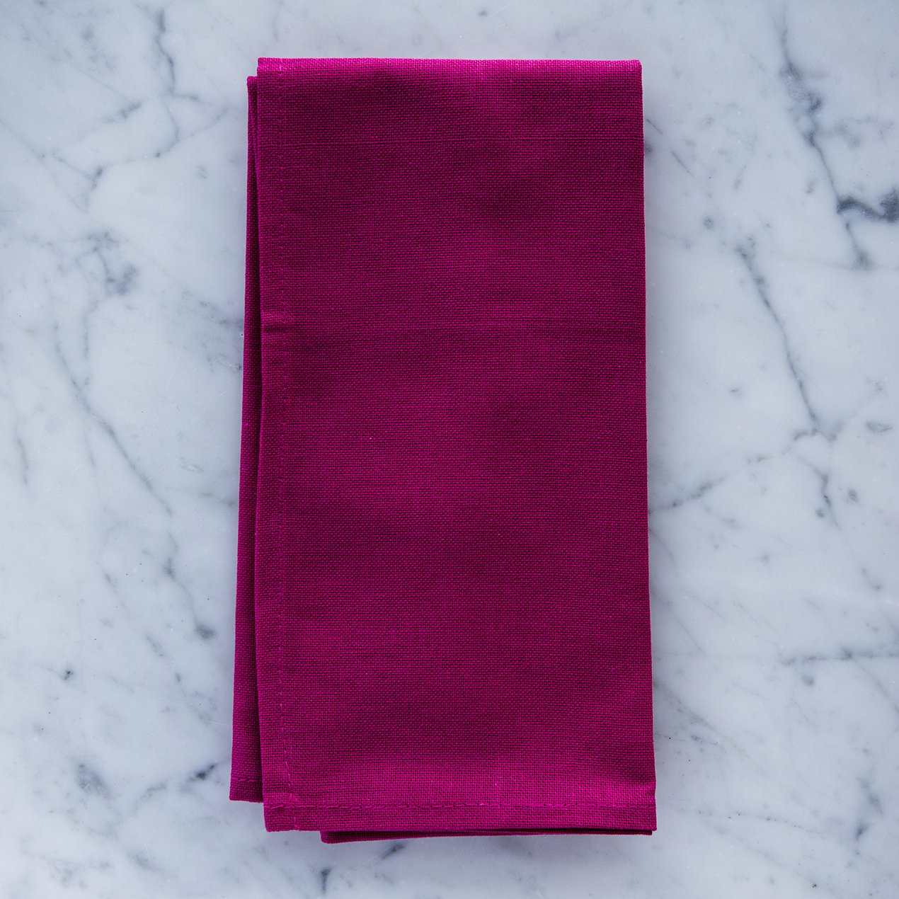 Fuchsia Pink Cotton Single Stitch Napkin (17")