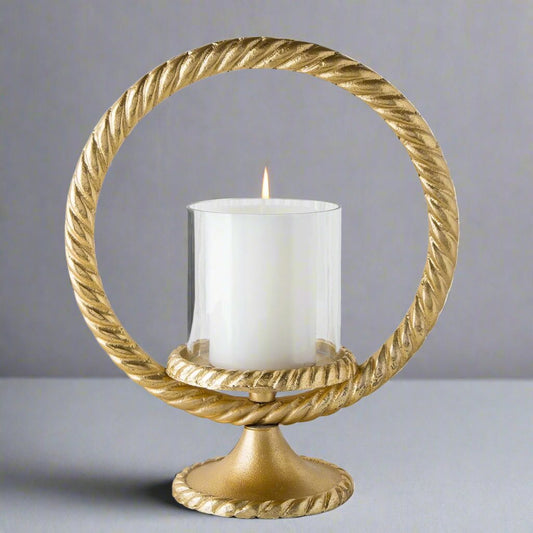 Golden Arch Candle Holder