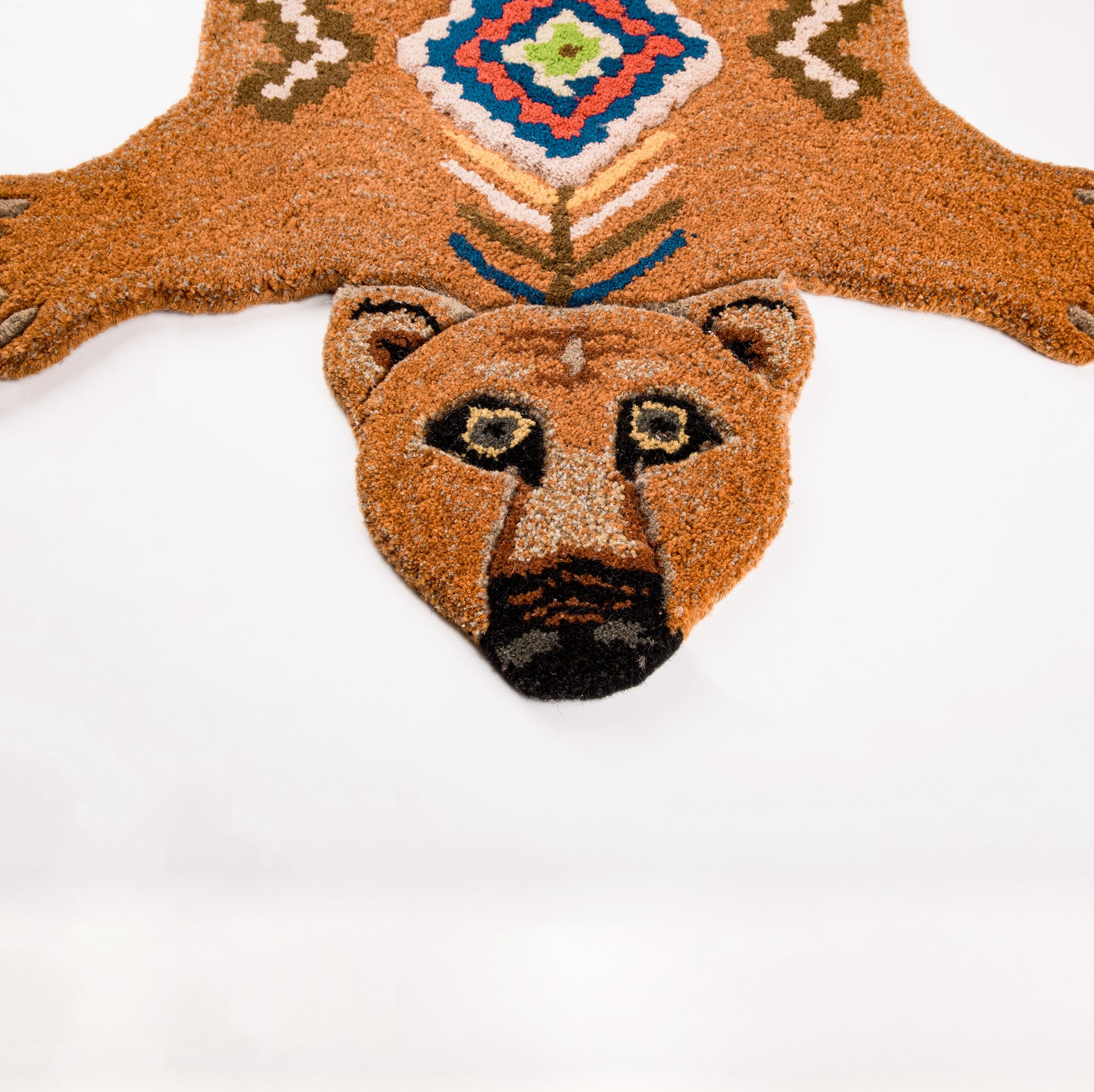 Berber Grizzly Bear Animal Rug (Large)