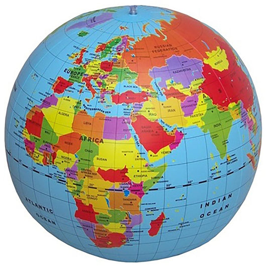 Inflatable Globe- Countries (Light)