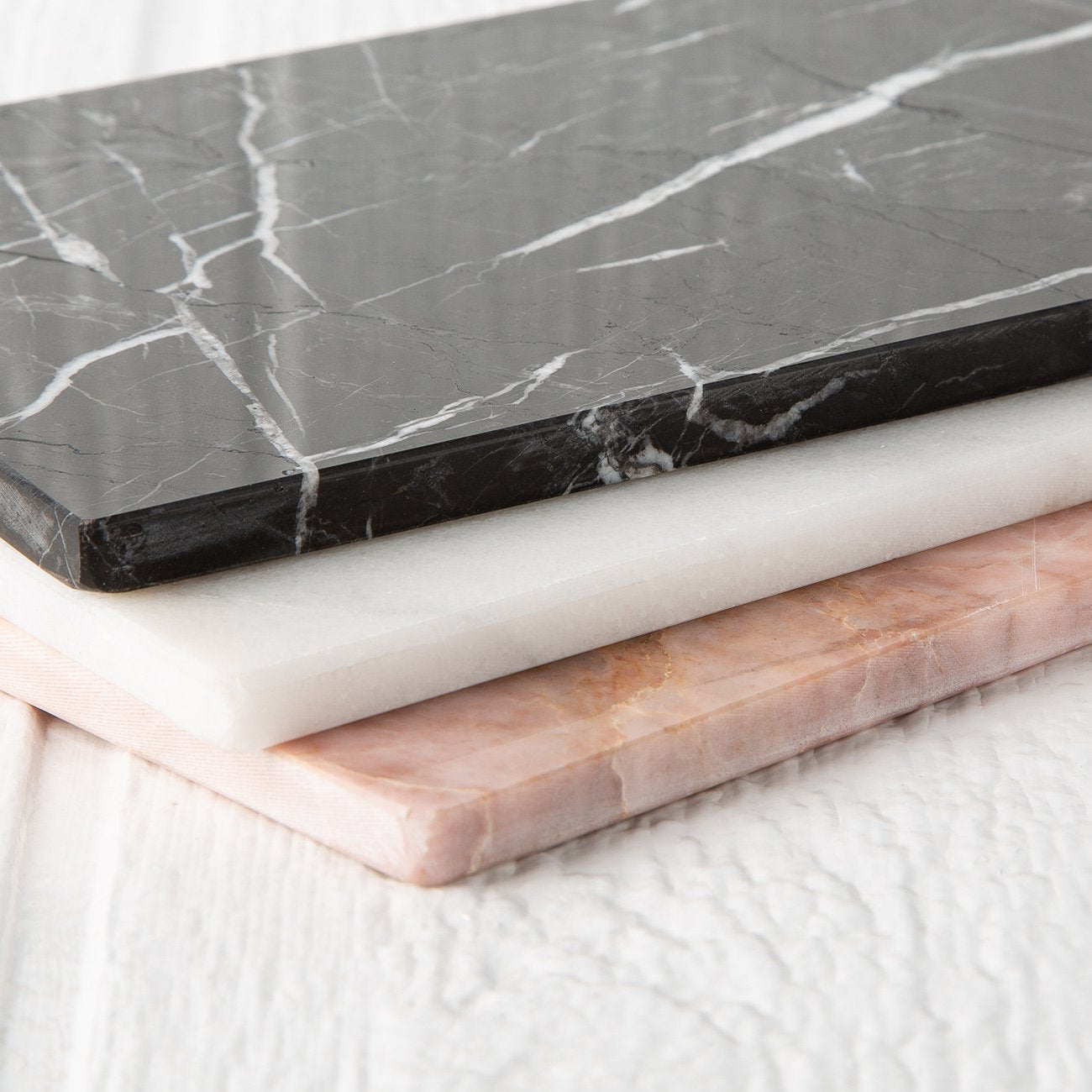 Medium White Marble Rectangular Board